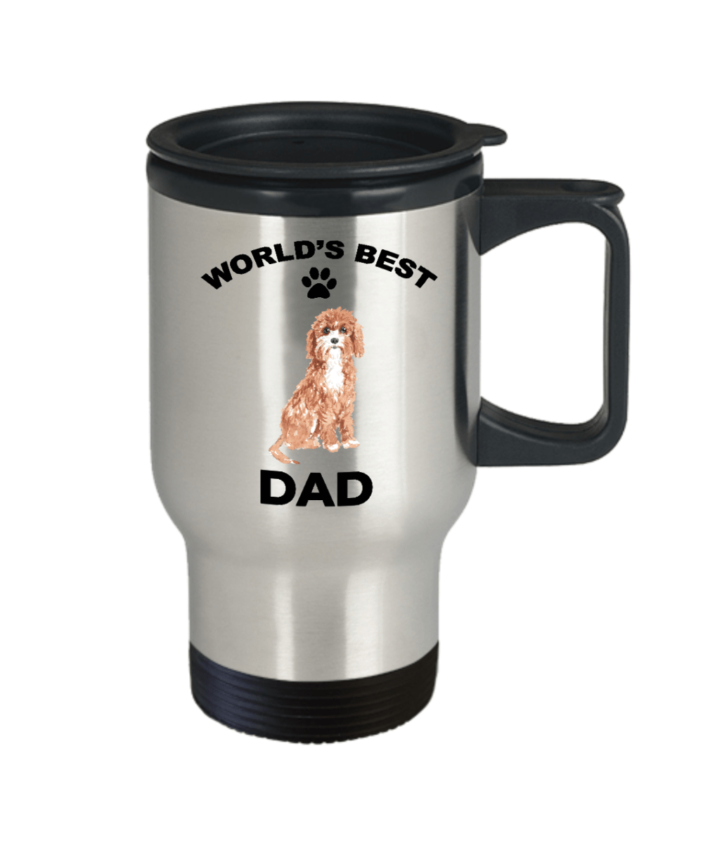 Cavapoo Best Dad Travel Mug