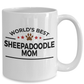 Sheepadoodle Dog Mom Coffee Mug