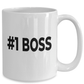 Number One Boss Coffee Mug