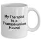 Transylvanian Hound Dog Owner Lover Funny Gift Therapist White Ceramic Coffee Mug