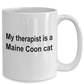 Maine Coon Cat Therapist Coffee Mug