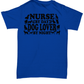 Nurse By Day, Dog Lover By Night White Unisex Tee Shirt