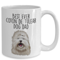 Best Ever Coton de Tulear Dog Dad Ceramic Coffee Mug