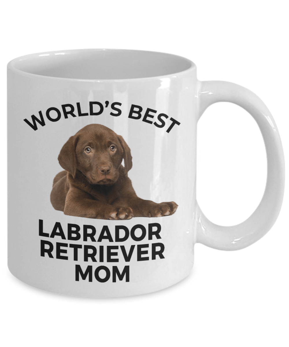 Labrador Retriever Chocolate Puppy Dog Mom Coffee Mug