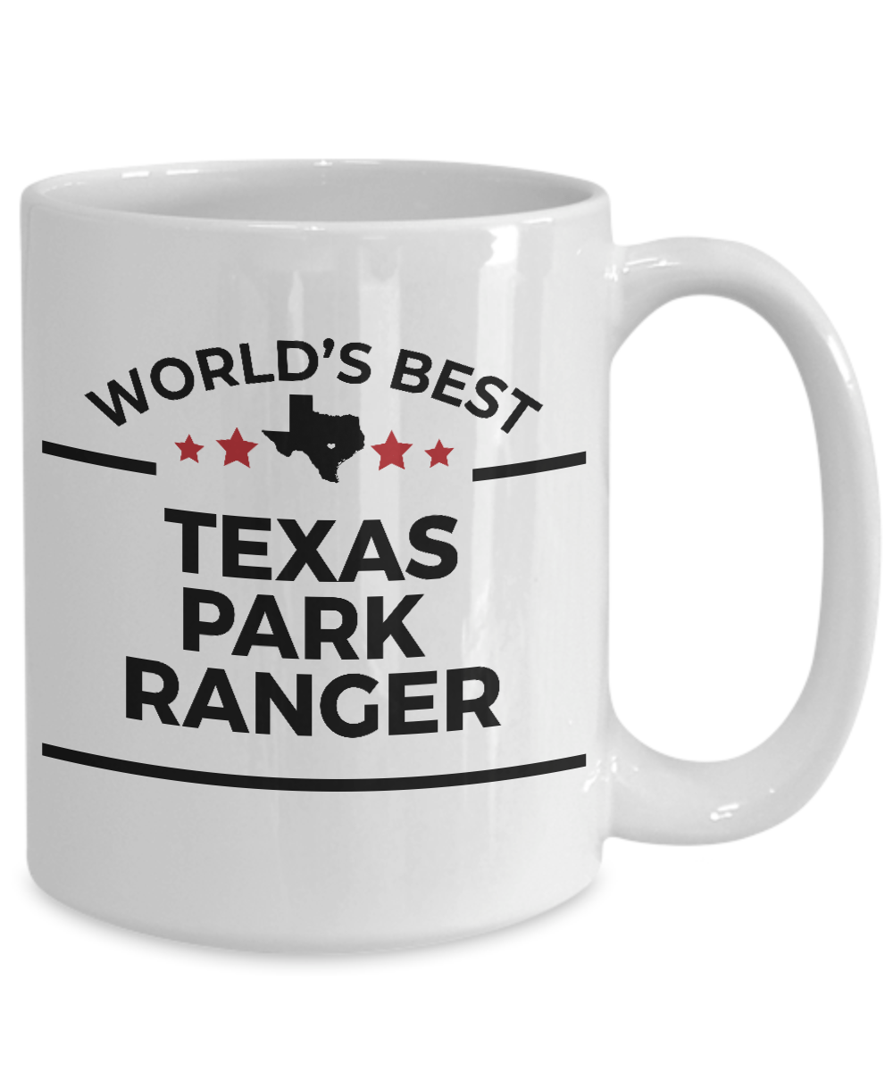 Texas Park Ranger Gift Birthday Father's Day Mother's Day Appreciation White Ceramic Coffee Mug