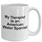 American Water Spaniel Dog Therapist Coffee Mug