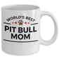 Pit Bull Dog Mom Coffee Mug