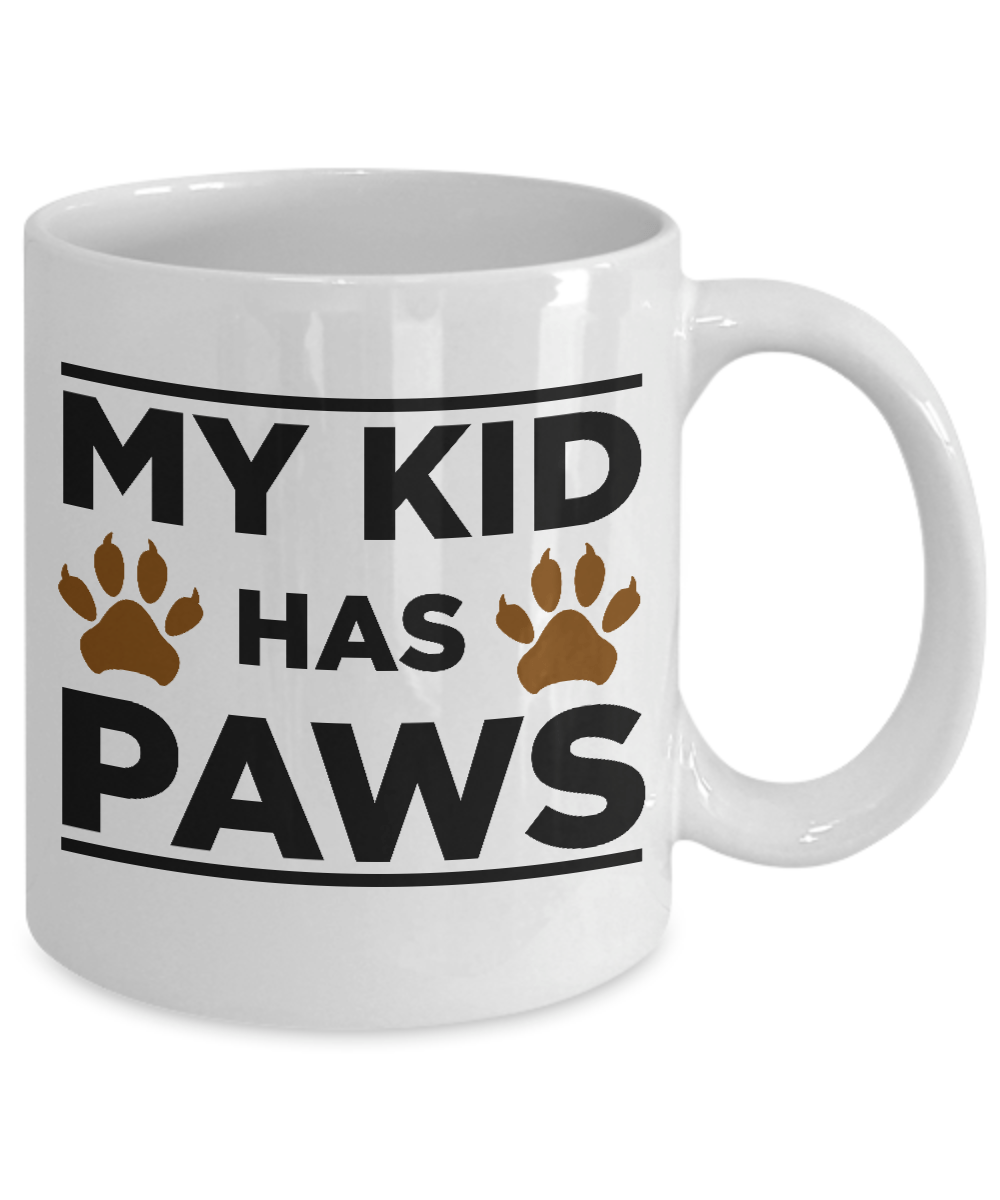 My Kid Has Paws Dog Lover Mug