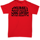 Nurse By Day, Dog Lover By Night White Unisex Tee Shirt