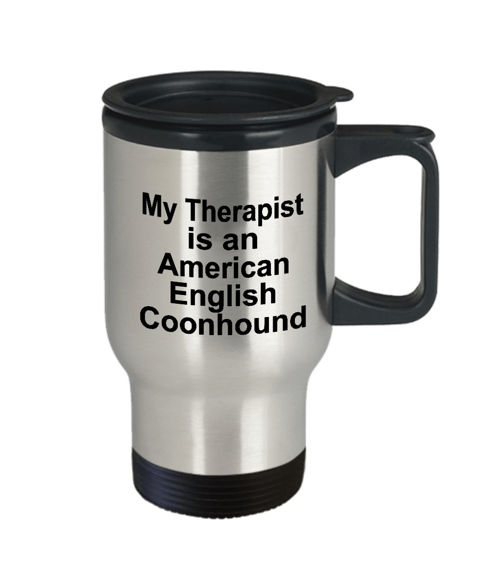 American English Coonhound Dog Therapist Travel Mug