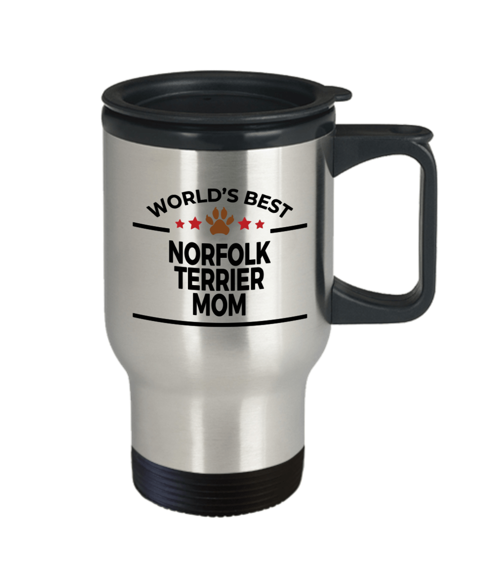 Norfolk Terrier Dog Mom Travel Coffee Mug