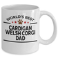 Cardigan Welsh Corgi Dog Dad Coffee Mug