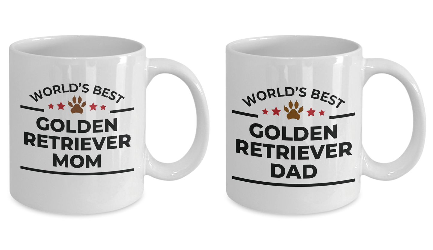 Golden Retriever Mom and Dad Mugs
