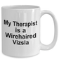Wirehaired Vizsla Dog Therapist Coffee Mug