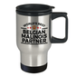 Belgian Malinois Dog Best Partner Police Canine Officer Travel Mug