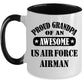 US Air Force Airman Proud Grandpa Coffee Mug