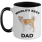 Shiba Inu Best Dad Coffee Mug