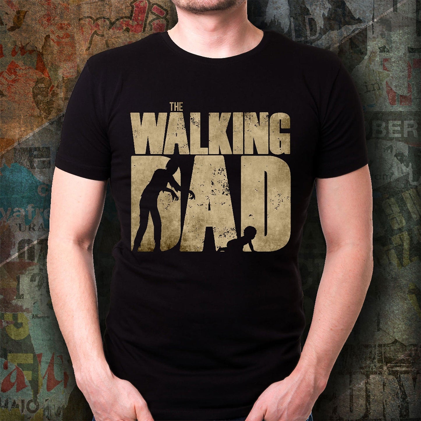 The Walking Dad Funny Dad T-shirts, The Walking Dead Merchandise