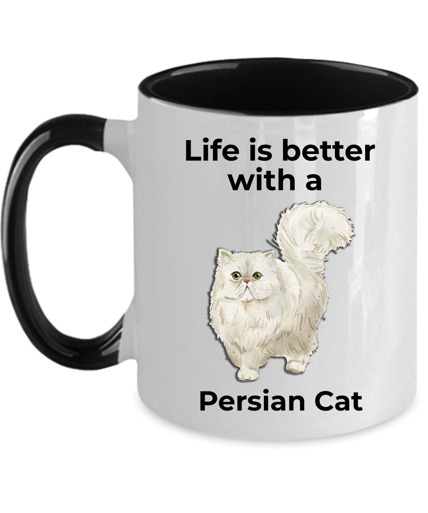 Persian Cat Coffee Mug - Life is Better