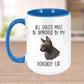 Donskoy Cat Funny Coffee Mug - All Guests Must Be Approved