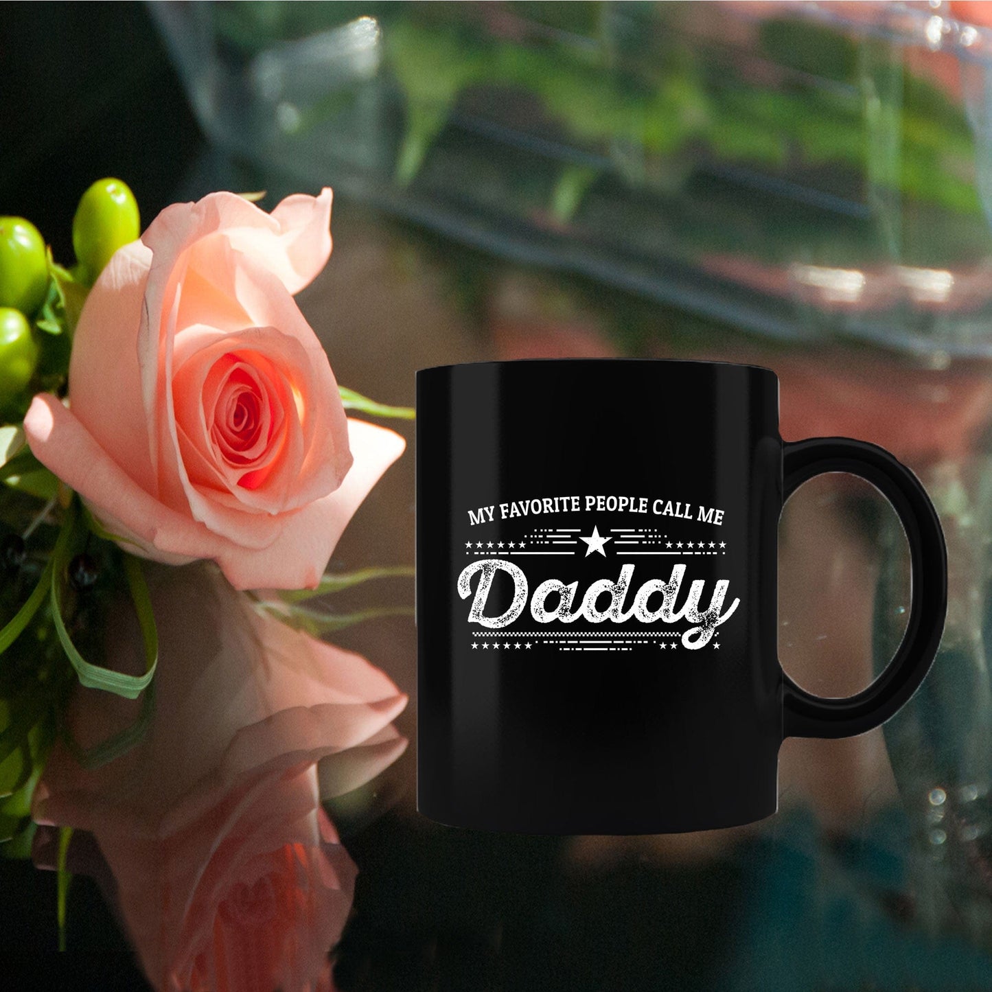 Daddy Black Coffee Mug - Gift for Father's Day