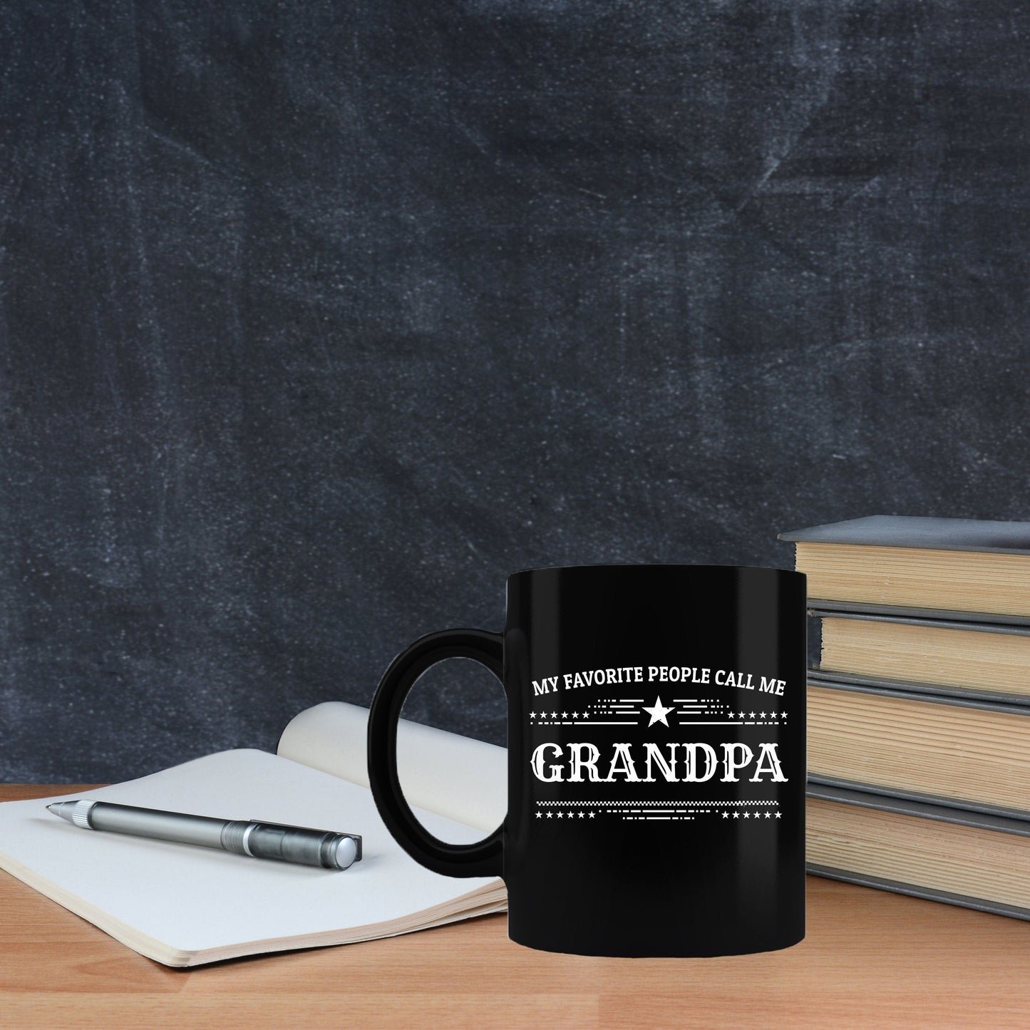 Grandpa Black Coffee Mug - Father's Day Gift