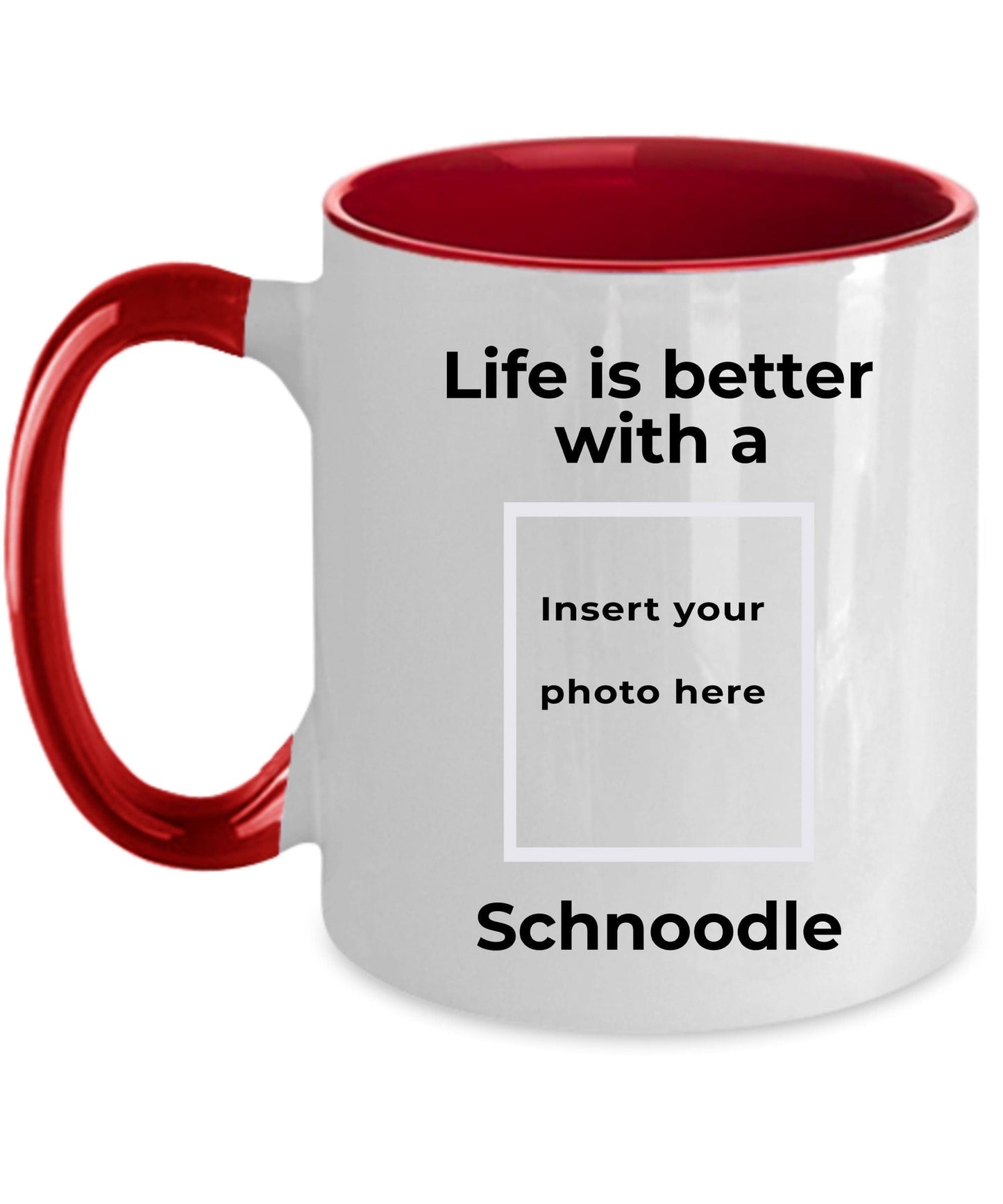 Schnoodle Black Dog Coffee Mug - Life is Better