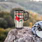 Texas Girl Travel Tumbler Mug - I May Live In Alaska But I'm Still a Texas Girl