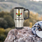Unicorn Christmas Travel Tumbler Mug