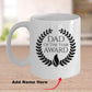 Dad of the Year Award Coffee Mug