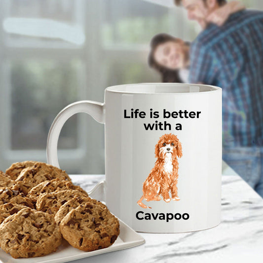 Cavapoo Coffee Mug - Life is Better