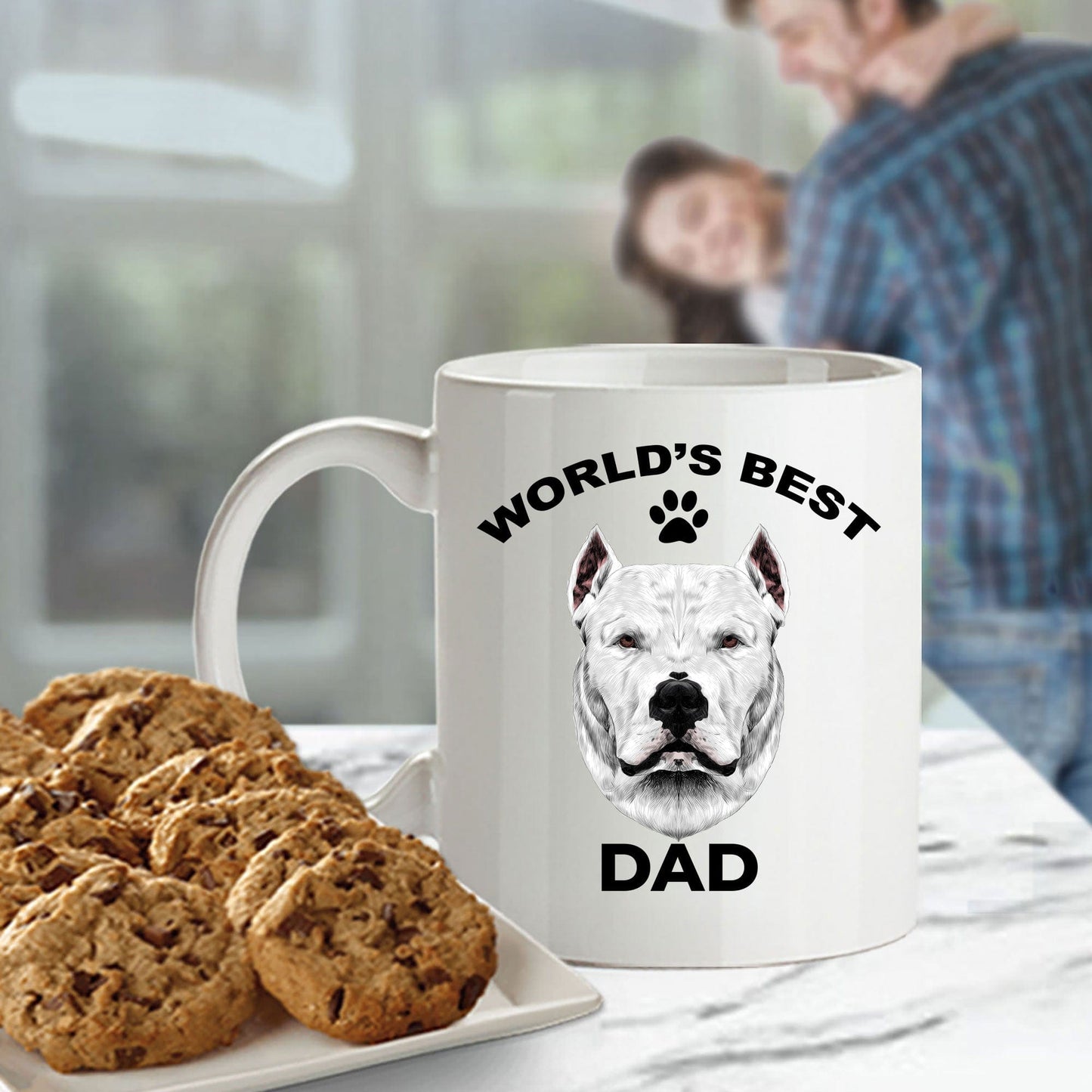 Dogo Argentino Best Dad Coffee Mug