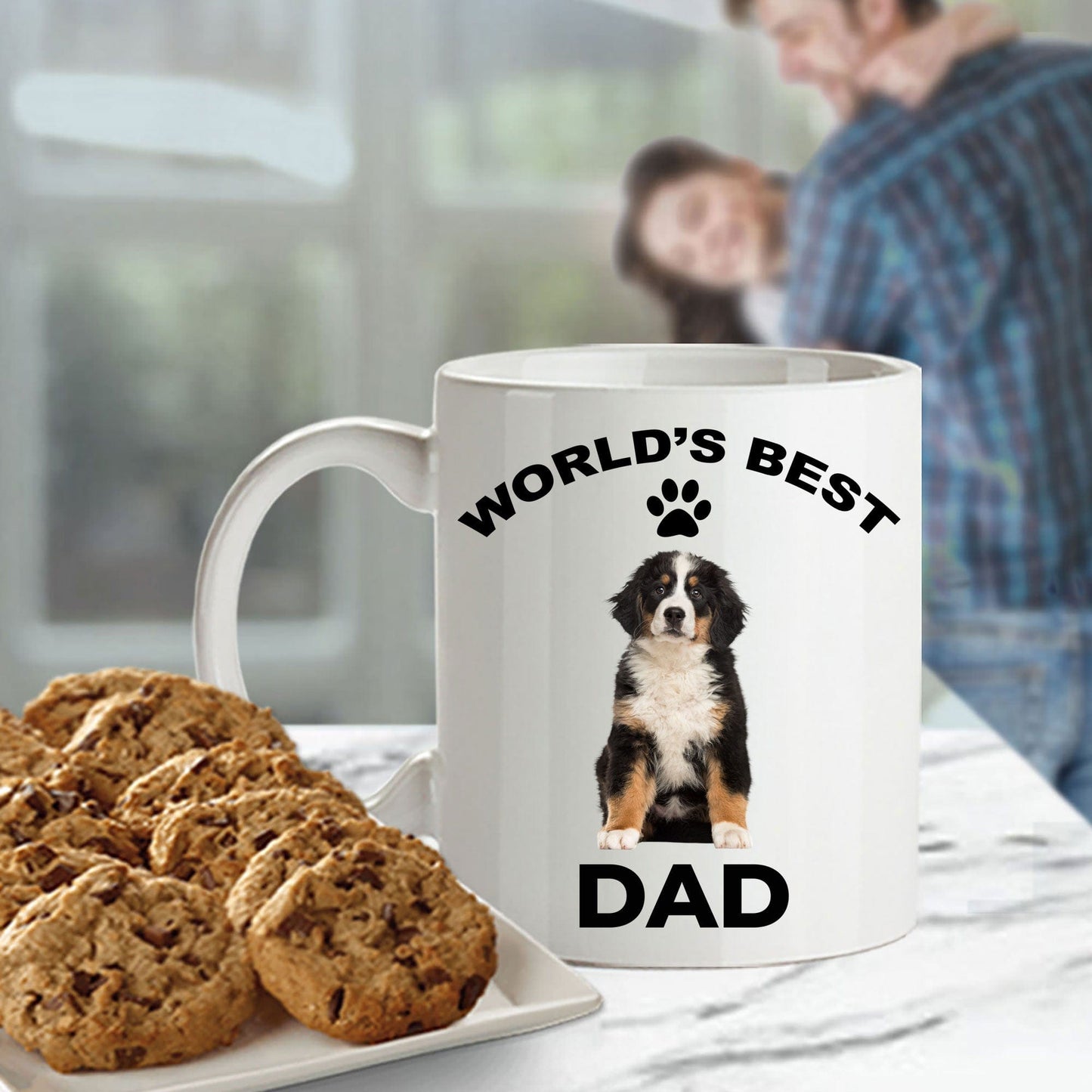 Bernese Mountain Dog Best Dad Coffee Mug