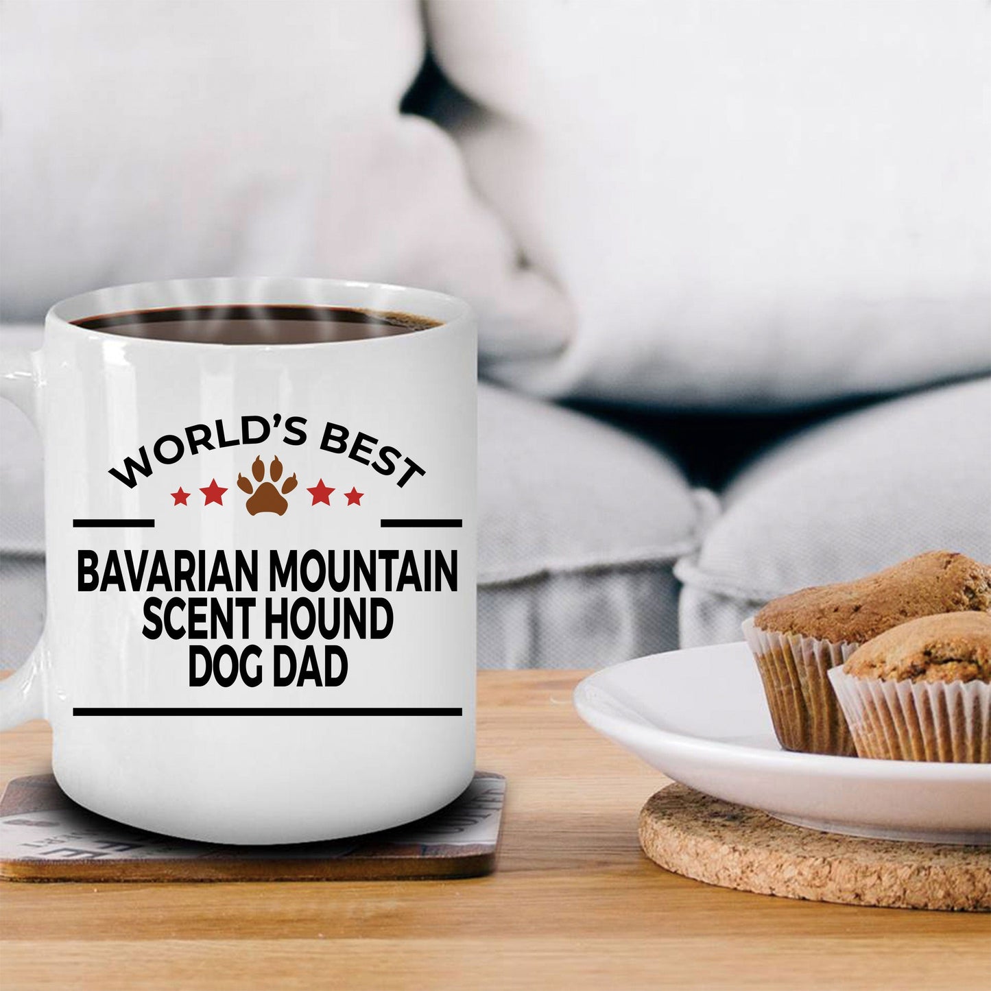 Bavarian Mountain Scent Hound Dog Dad Coffee Mug