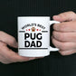 Pug Dog Dad Coffee Mug
