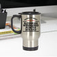 Slovakian Wirehaired Pointer Dog Dad Travel Coffee Mug