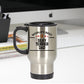 Silky Terrier Dog Dad Travel Coffee Mug
