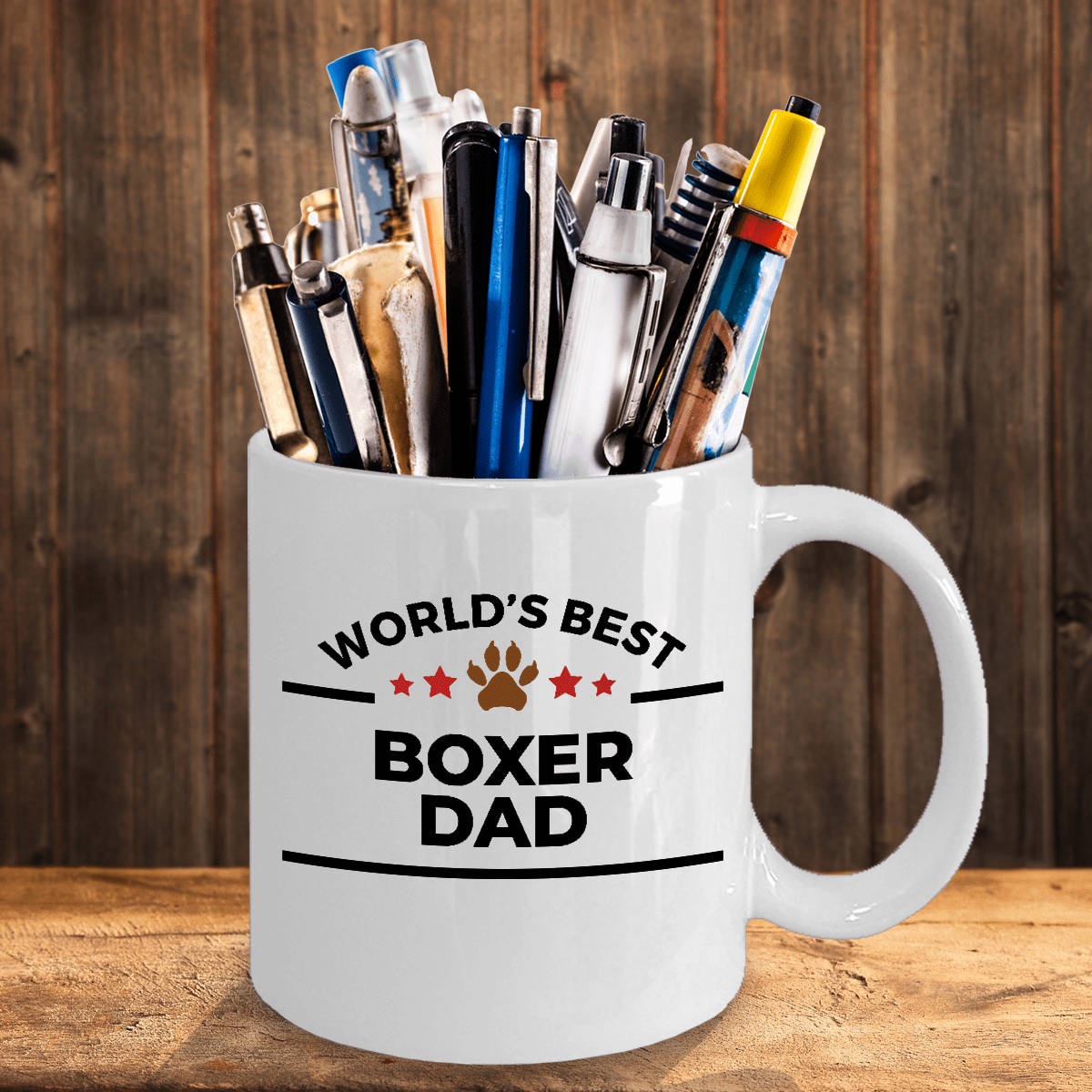 Boxer Dad Ceramic Coffee Mug