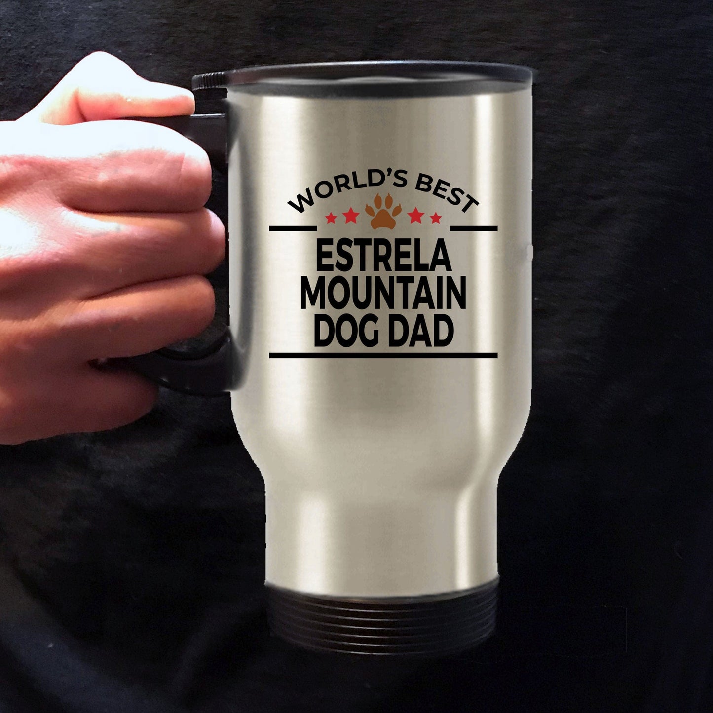 Estrela Mountain Dog Dad Travel Coffee Mug