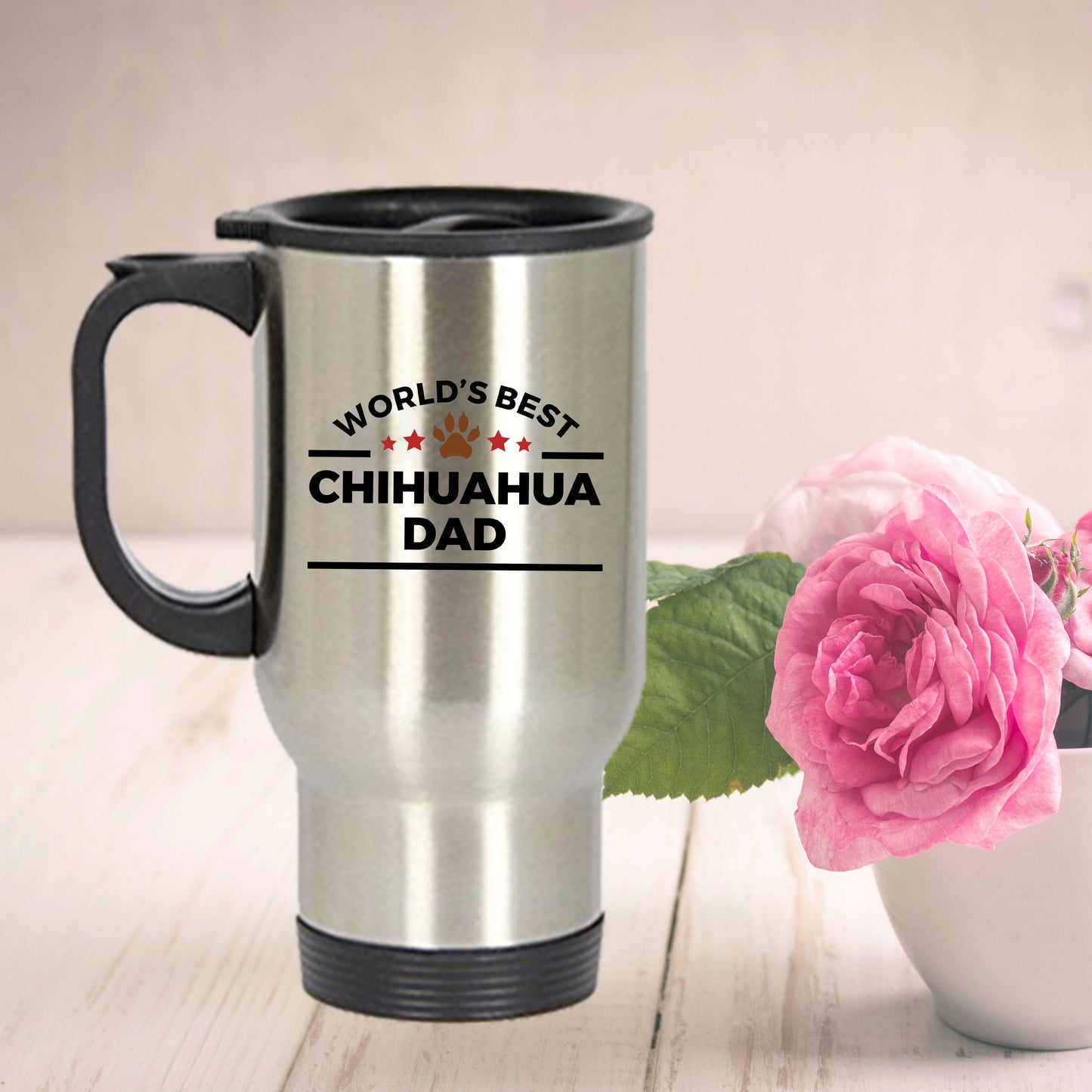 Chihuahua Dog Dad Travel Coffee Mug