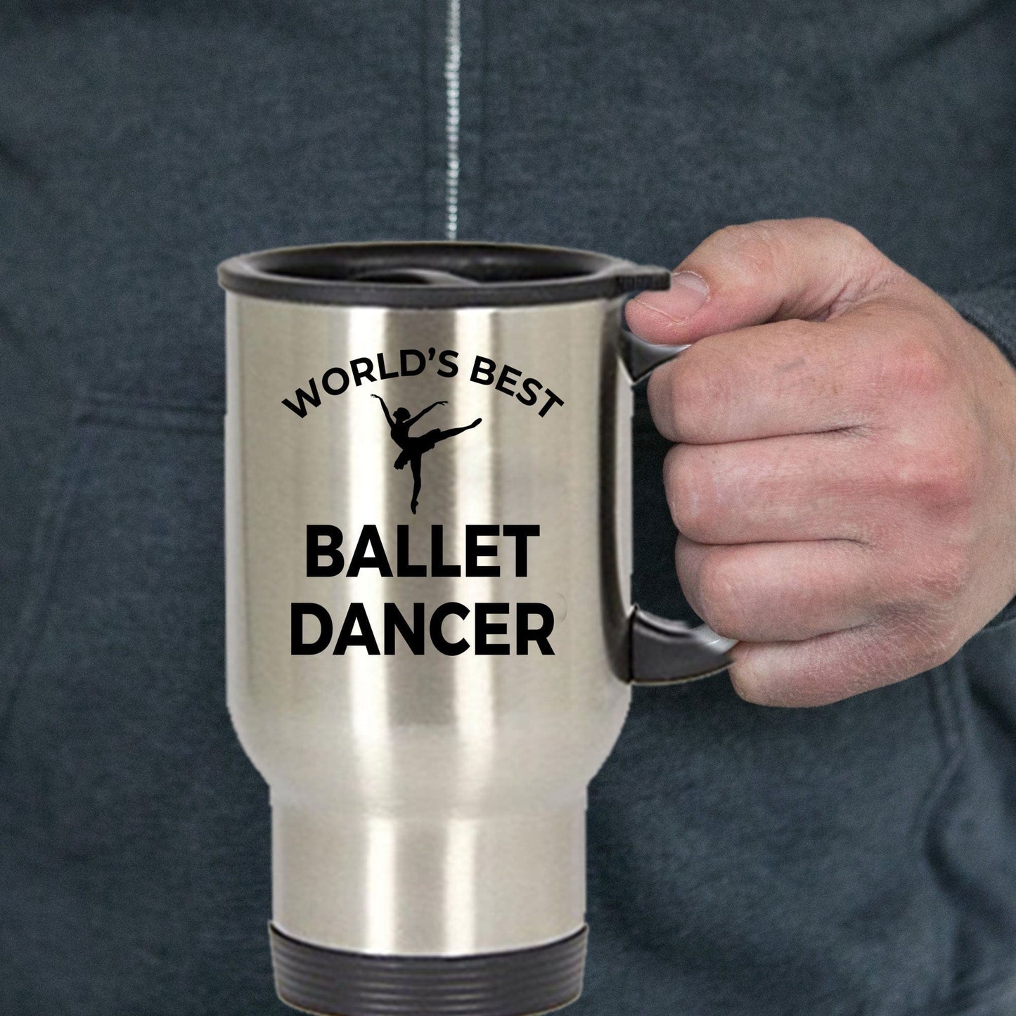 Ballet Dancer Travel Coffee Mug
