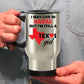 Texas Girl Living in Hawaii Funny Travel Mug