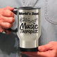 Music Therapist World's Best Stainless Steel Travel Mug