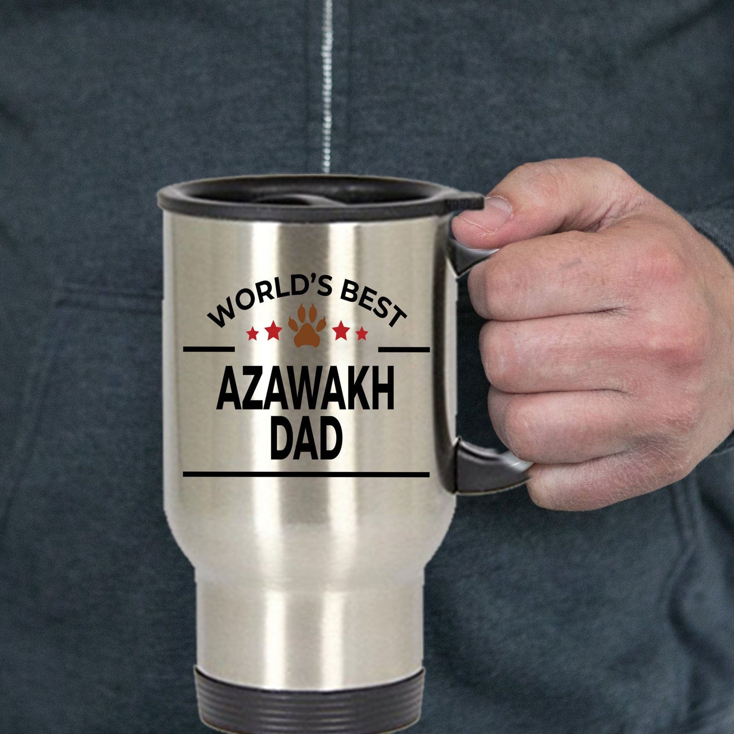 Azawakh Dog Dad Travel Coffee Mug