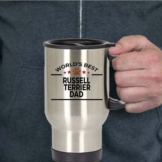 Russell Terrier Dog Lover Dad Travel Mug