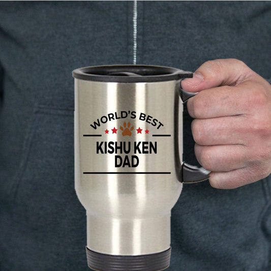 Kishu Ken Dog Dad Travel Mug