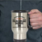 Polish Lowland Sheepdog Dog Dad Travel Coffee Mug