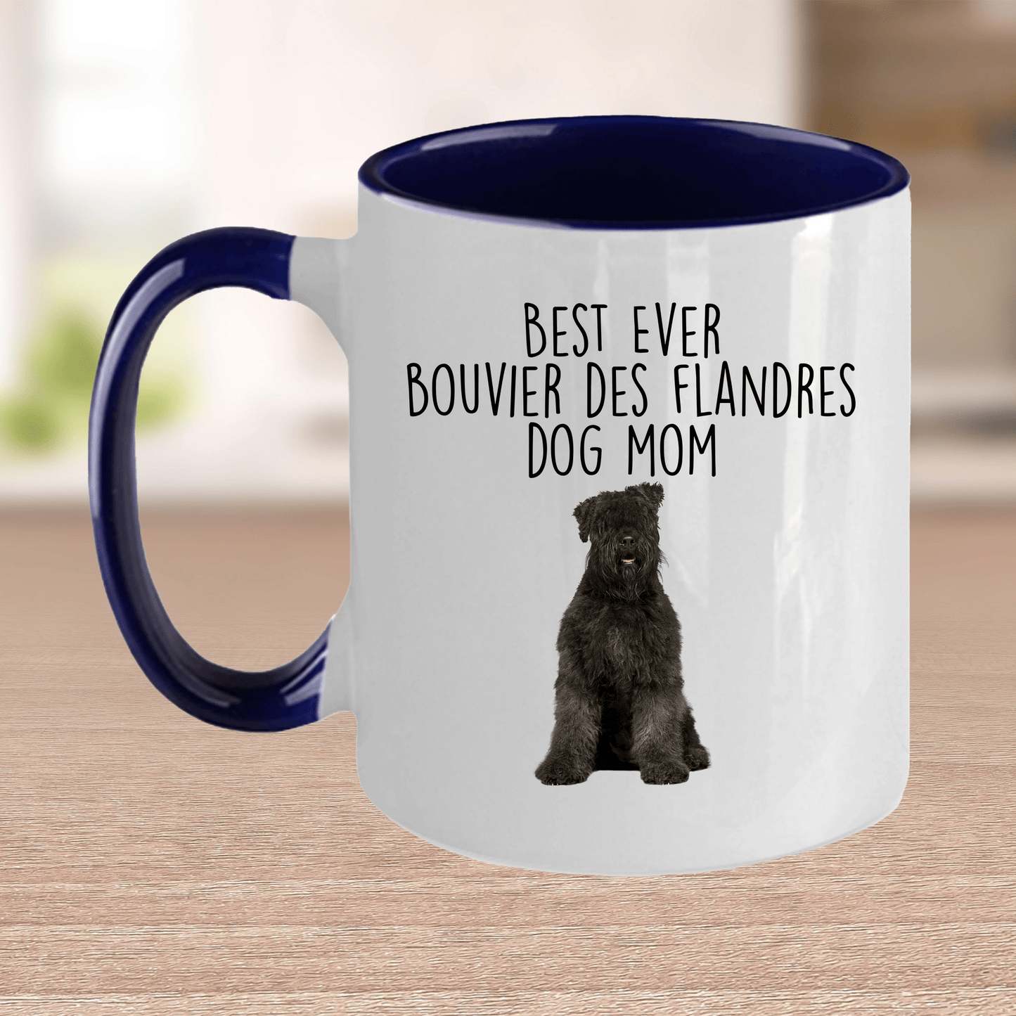 Best Ever Bouvier des Flandres Dog Mom Ceramic Coffee Mug