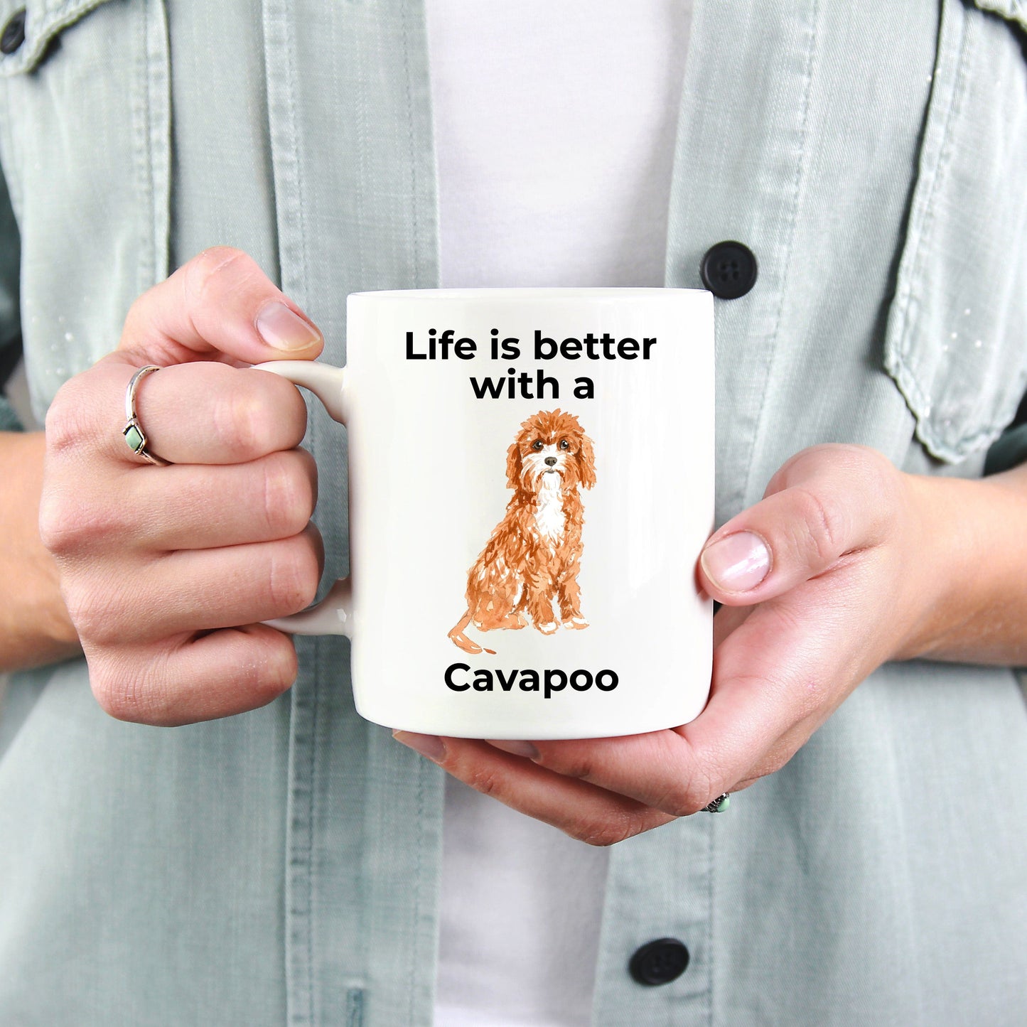 Cavapoo Coffee Mug - Life is Better