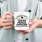 Texas Peace Officer Gift World's Best White Ceramic Coffee Mug